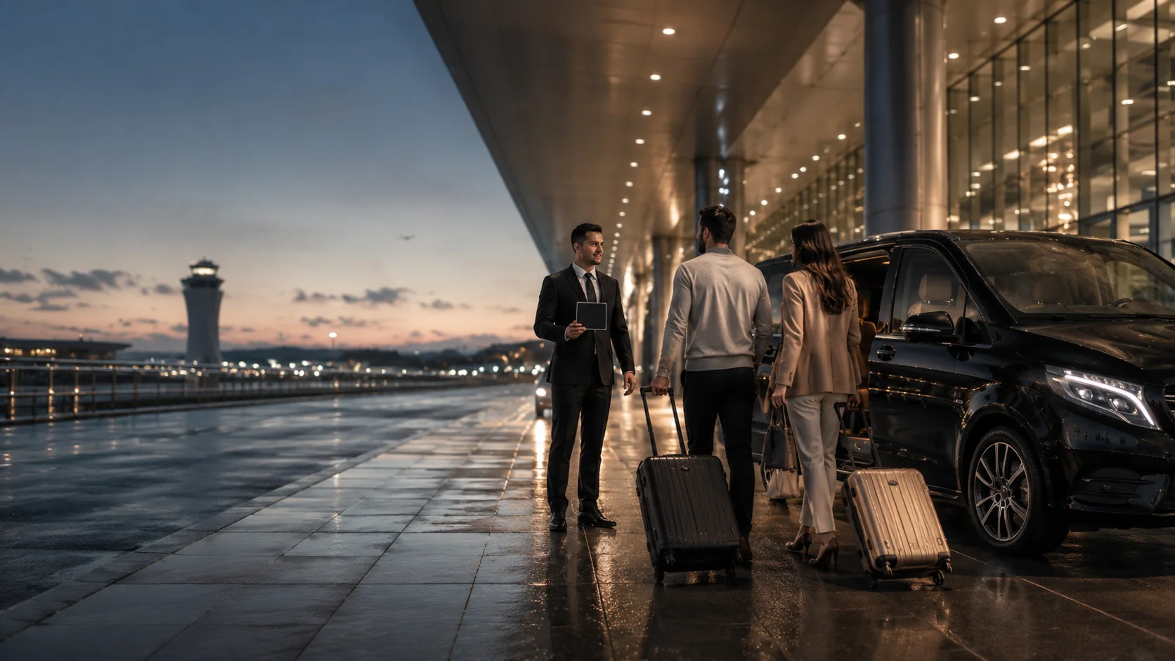 Havalimanında karşılama protokolü rehberi için VIP transfer