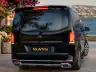 Rear view of Mercedes Vito VIP transfer vehicle