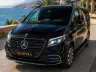 Front view of Mercedes Vito VIP transfer vehicle