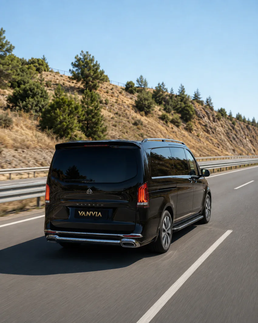 Mercedes-Benz Vito VIP auf der İzmir-Çeşme-Autobahn in Richtung Alaçatı